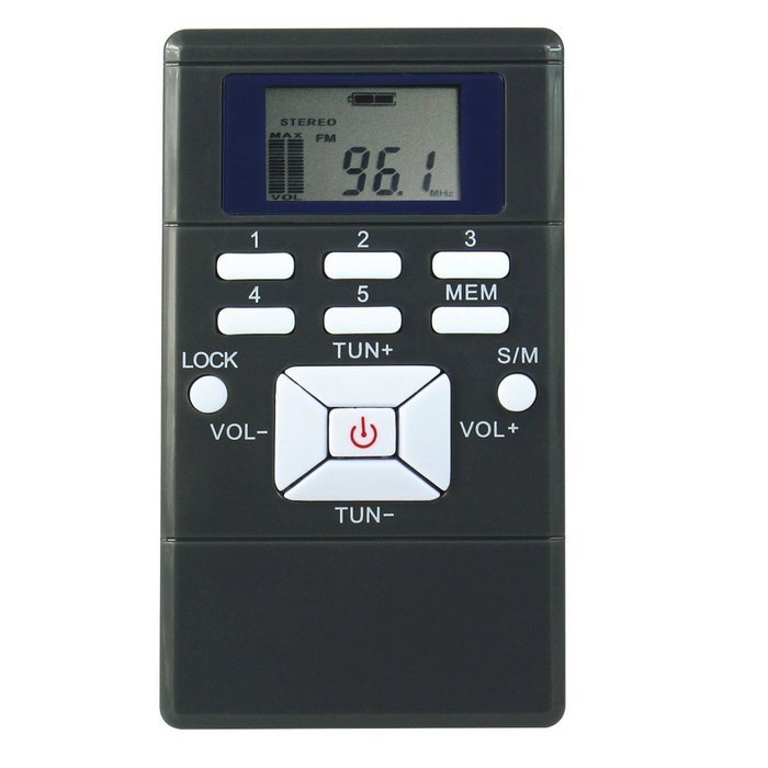 TIVDIO HRD-102 Portable Digital DSP FM Stereo Radio Receiver for Wireless FM Transmitter Meeting Simultaneous...