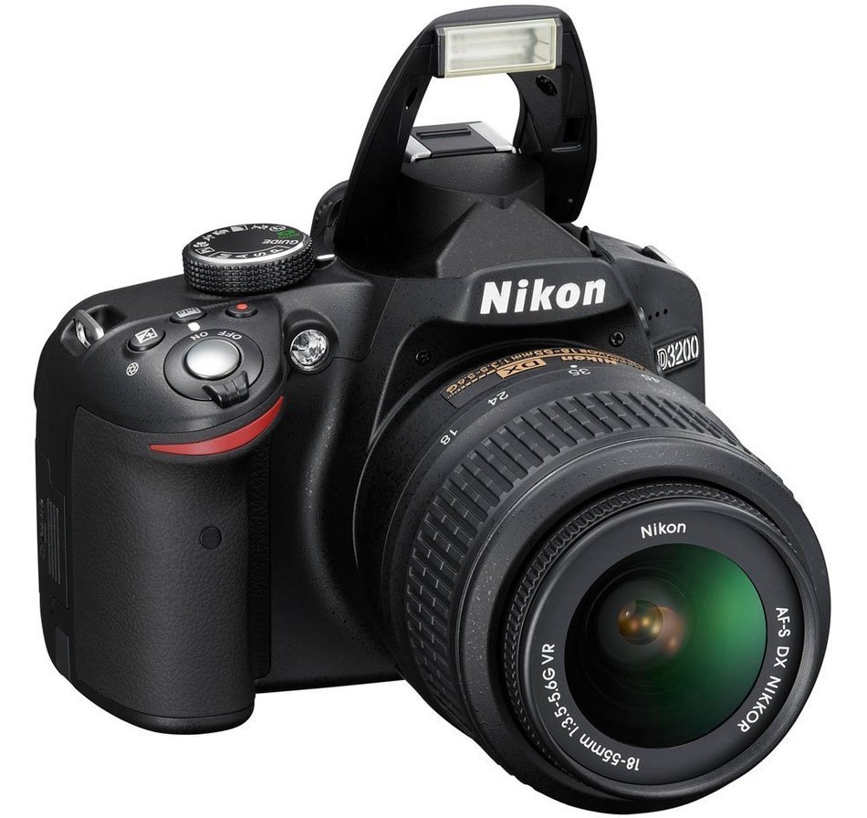 Nikon D3200 24.2 MP CMOS Digital SLR with 18-55mm VR and 55-200mm Non-VR DX Zoom Lenses