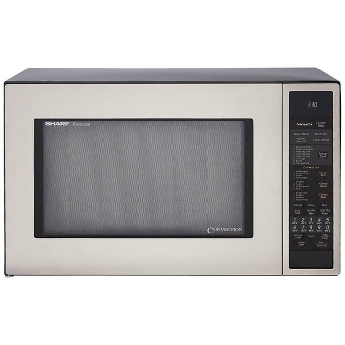 Sharp R-930AW 1-1/2-Cubic Feet 900-Watt Convection Microwave, White N2