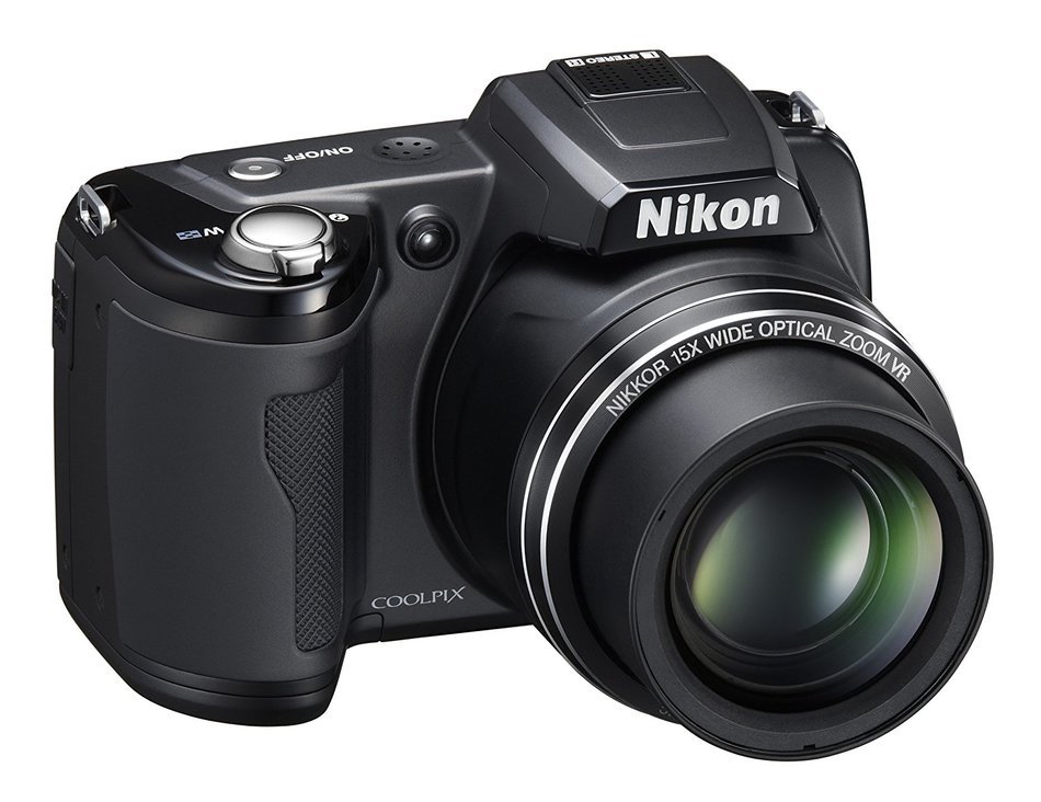 Nikon Coolpix L110 12.1MP Digital Camera with 15x Optical Vibration Reduction (VR) Zoom and 3.0-Inch LCD (Black) N2