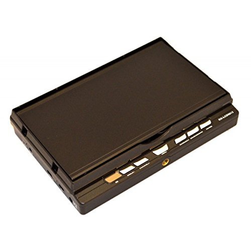 RX LCD5812 5.8GHz 7inch 40 Channels Raceband LCD Diversity Receiver Monitor for RC FPV (black) N5