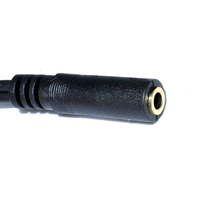 kenable 3.5mm Right Angle Stereo Jack to Socket Headphone Extension Cable 1m (~3 feet) N3