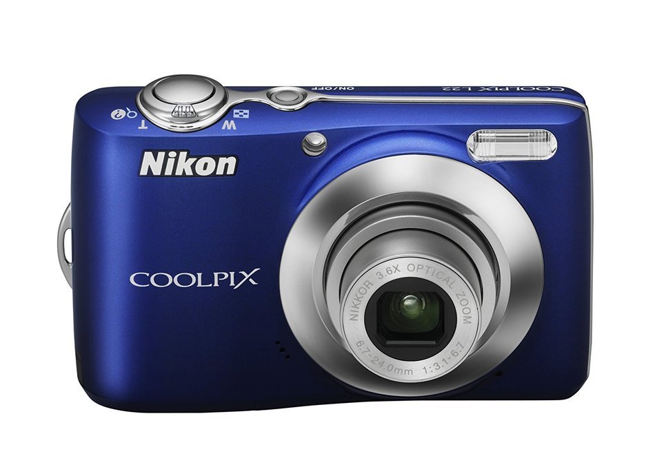 Nikon Coolpix L22 12.0MP Digital Camera with 3.6x Optical Zoom and 3.0-Inch LCD (Red-primary) N21
