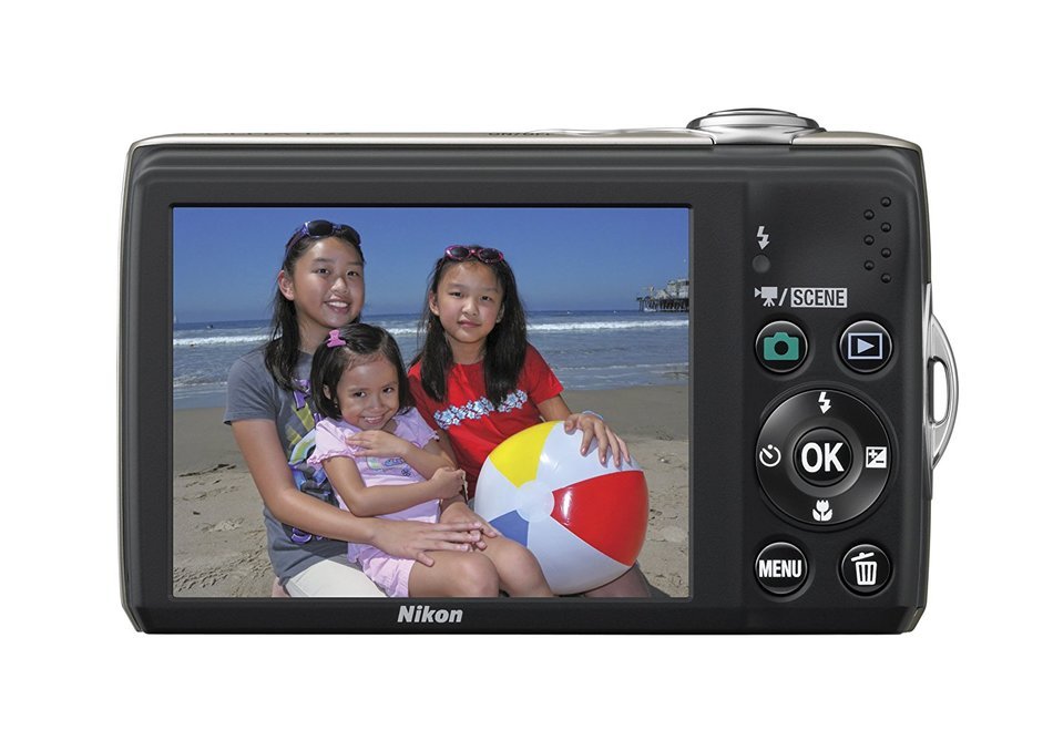 Nikon Coolpix L22 12.0MP Digital Camera with 3.6x Optical Zoom and 3.0-Inch LCD (Red-primary) N23