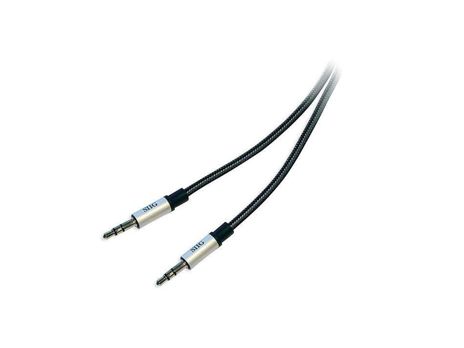 SIIG 10 Feet (3M) Fabric Woven Braided 3.5mm Stereo Aux Extension Cable for Smartphones or Tablets, Durable and... N4