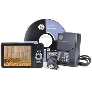 GE E1680W 16MP 8x Optical/6x Digital Zoom Camera w/HDMI (Black)