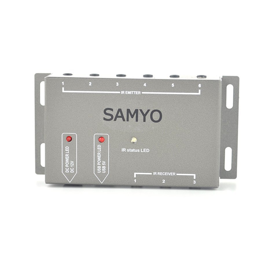 Samyo Infraed Remote Control Repeater IR Extender Hidden Control System Kit Operate 1 to 6 Devices N6