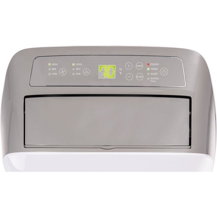 Honeywell HL12CESWG HL Series 12000 BTU Portable Air Conditioner with Remote Control, White/Gray N6