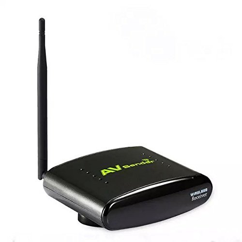 Goliton 2.4G Wireless AV TV Audio Video Transmitter and Receiver Wireless IR Remote Extender 350M Support 4 groups...