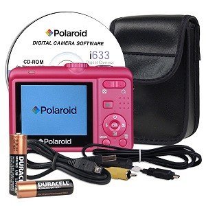 Polaroid i633 6.0MP Digital Camera w/ 4x Digital Zoom - Pink N2