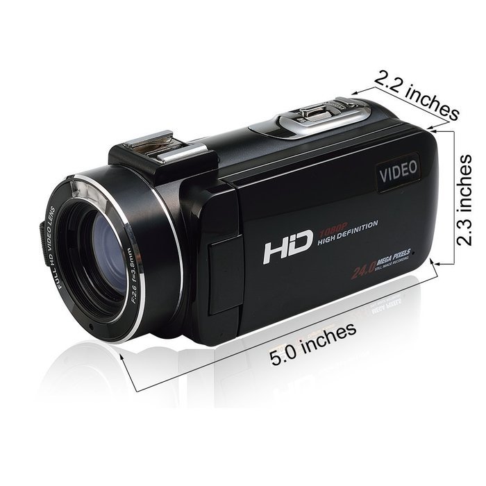 Ordro FHD HDVZ20 Digital Video Camcorder 1080P 30fps Wifi Connection