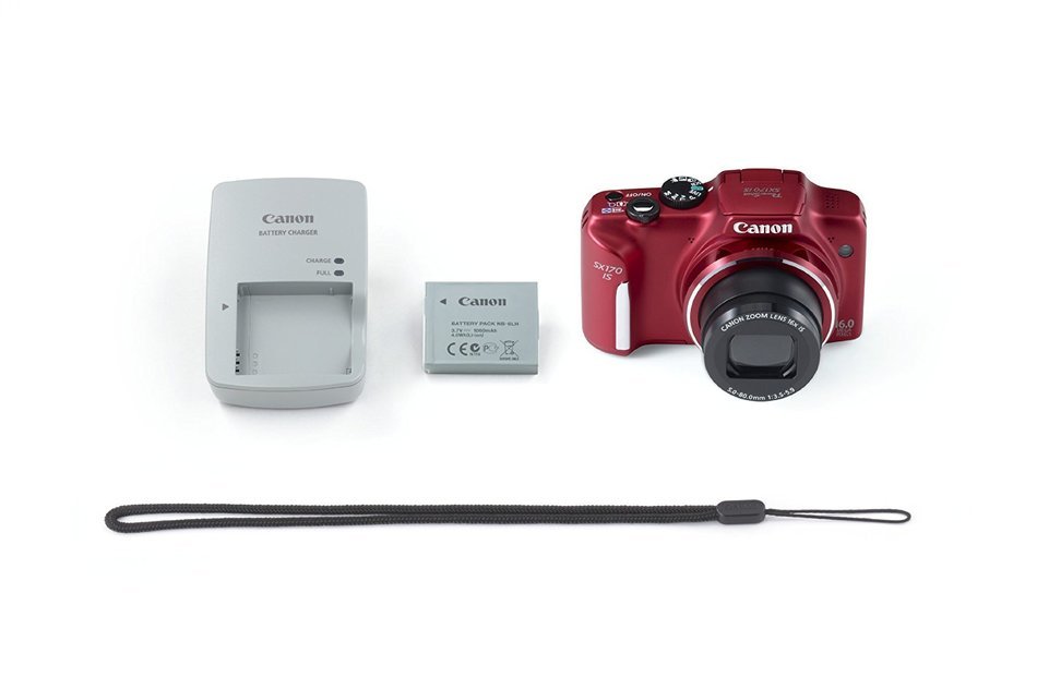 Canon PowerShot SX170 IS 16.0 MP Digital Camera, Black (discontinued by manufacturer)