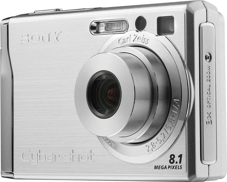 Sony Cybershot DSCW90 8.1MP Digital Camera with 3x Optical Zoom and Super Steady Shot (Black) N4