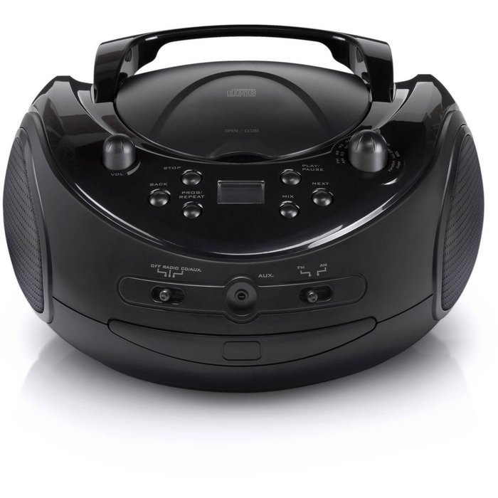 ONN Portable CD Boombox with AM/FM Radio