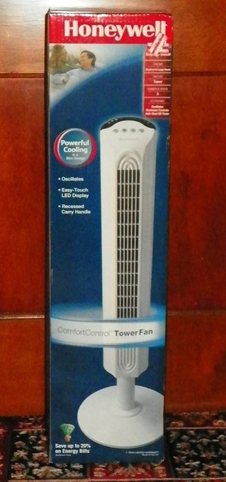 Honeywell Comfort Control Tower Fan (model HY -023-TGT) N7