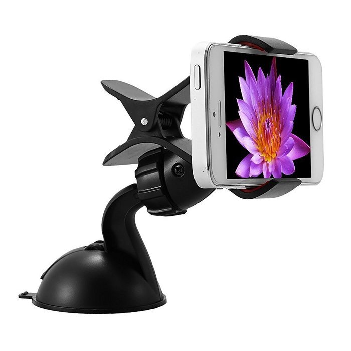 PortaCell&reg; Universal Suction Car Holder/Mount for iPhone 4, 4S, 3G & 3Gs, BlackBerry Torch...