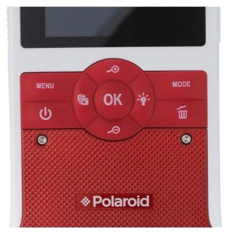 Polaroid iD610 Red HD Water-Resistant Pocket Camcorder with 5x Optical Zoom and 2.7" LCD N3