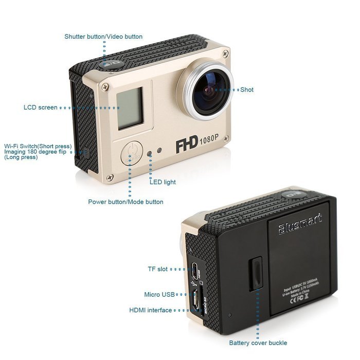 Olatec SJ5000 WIFI Version 1.5" TFT 12.0MP 1080P Sports Digital Video Camera Car Recorder Diving Bicycle Action... N9