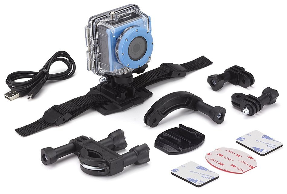 Kitvision Splash Waterproof Full HD 1080p Action Camera with Mounting Accessories and Waterproof Diving Case -... N20