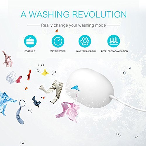 Mini ultrasonic ultrasonic washing machine Laundry Laundry egg washing machine business trip washing machine N2