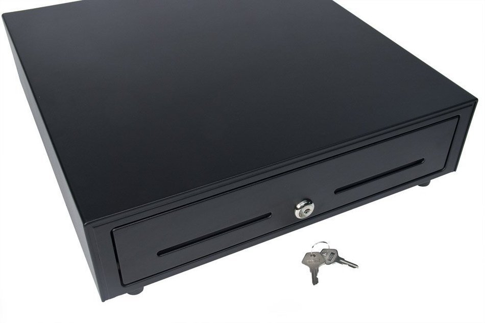 Star Micronics 37965600 Model CD3-1616BK58-S2 Cash Drawer, 16" x 16", Printer Driven, 5 Bill-8 Coin, 2 Media Slots... N2