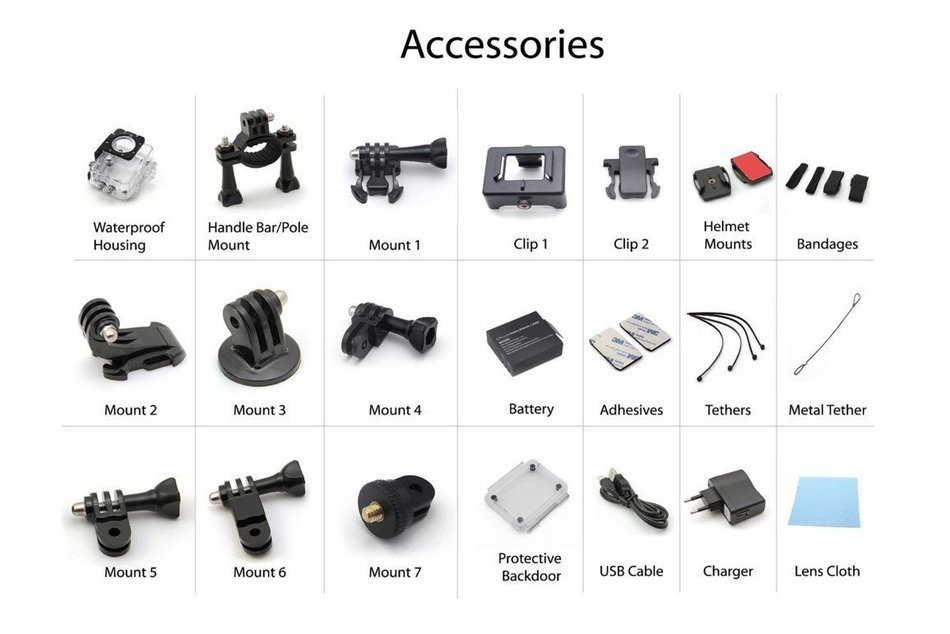 High Quality Wifi 4K Action Sport Camera with FREE 32 GB Micro SD Card