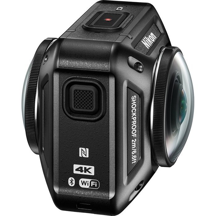 Nikon KeyMission 360 4K Ultra HD Action Camera with Built-In Wi-Fi + Outdoor Action Kit + 64GB Memory Card & Micro... N5