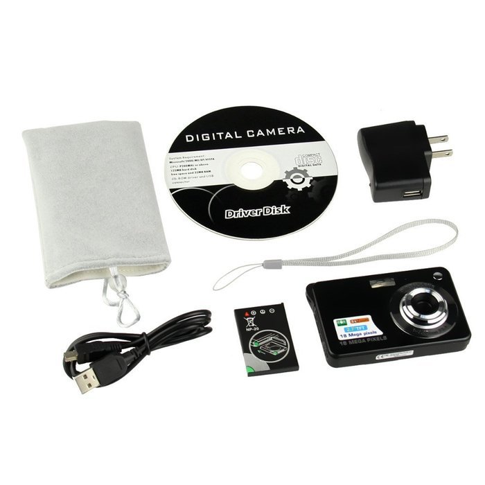 Irthing Camera R23 2.7 inch TFT LCD HD Ultra-thin Mini Digital Camera