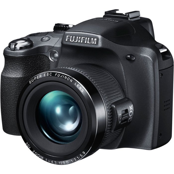 Fujifilm FinePix SL300 14 MP Digital Camera with 30x Optical Zoom (White) N5