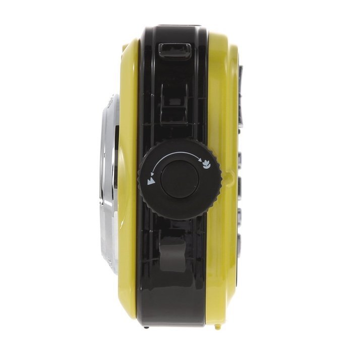 Chinatera Double Screens HD 24MP Waterproof LCD Digital Video Camera 1080P DV 16x Digital Zoom Yellow N8