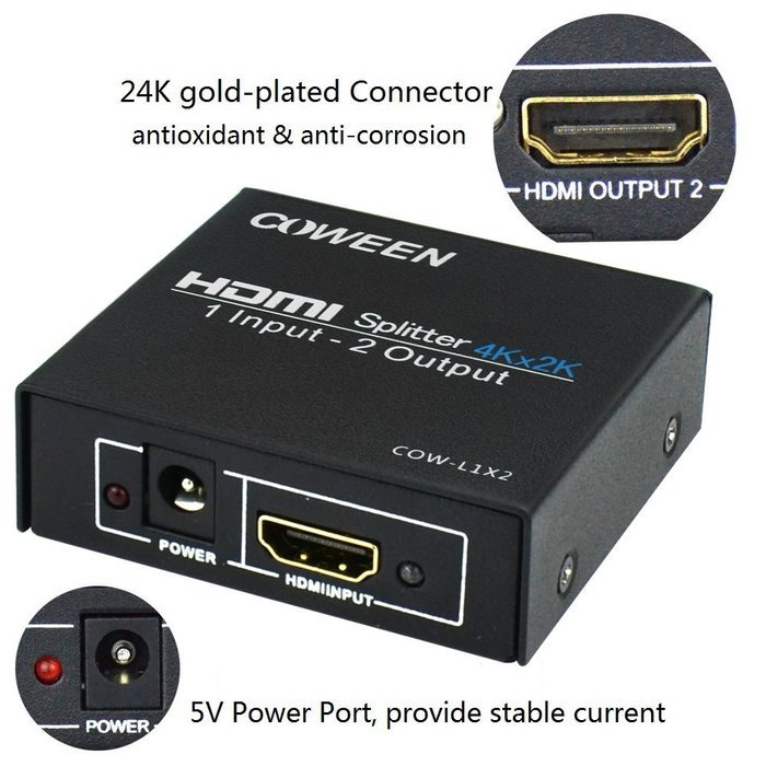 COWEEN VGA to HDMI Adapter Full HD VGA to HDMI Converter With Audio Video Adapter 1080P VGA2HDMI for PC Laptop... N21