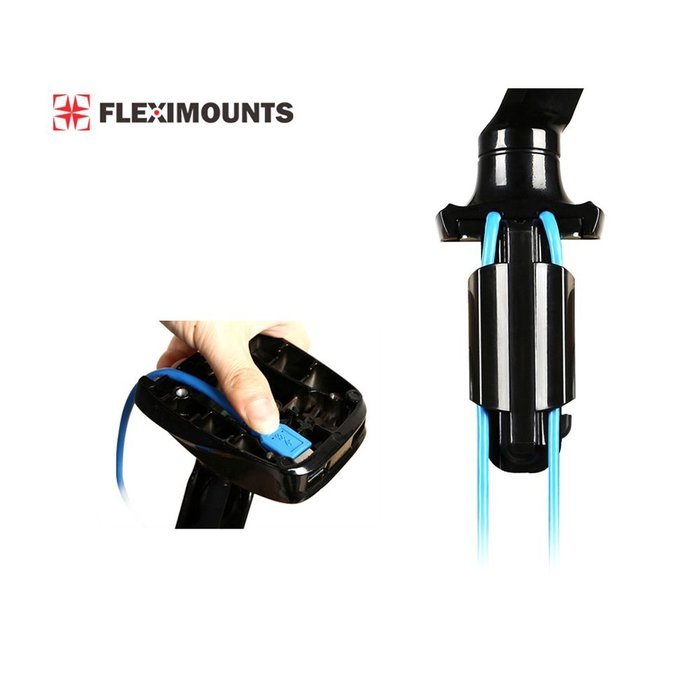 Fleximounts Full Motion Desktop Mount For 10''-27'' LED, LCD, Pdp Computer Monitor With 2... N5