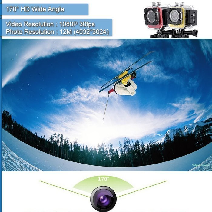 SJCAM M10 WiFi Mini Cube 1.5" Full HD Sports Action Camera Waterproof Camcorder Car DVR N11