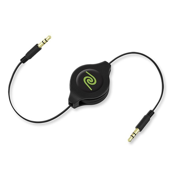 ReTrak ETPRAUX Premier Retractable 6-Feet Auxiliary Cable N10