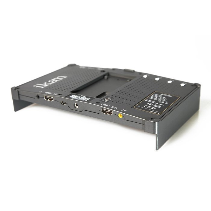 Ikan VH8-E6 8-Inch HDMI Monitor with HD Panel with Canon LP-E6 DV Battery Plate (Black) N2