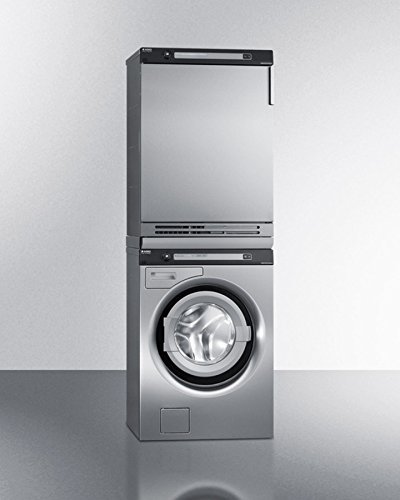 Summit WMC64P 18 lbs. Capacity Washer With Durable Construction High Temperature Operation 8 Pre-Programmed Wash... N2