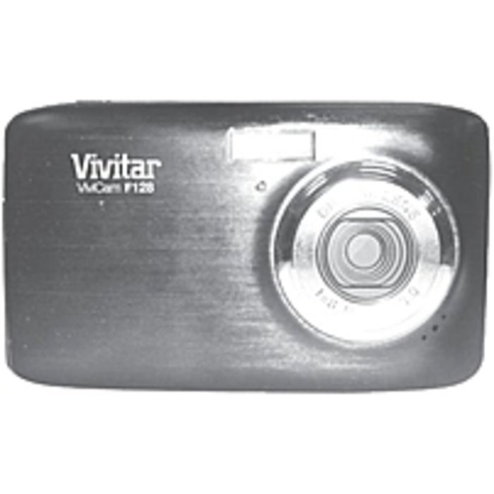 Vivitar ViviCam F128 14.1 Megapixel Compact Camera - Black - 2.7 LCD - Electronic (IS) - 4416 x 3312 Image - 1280...