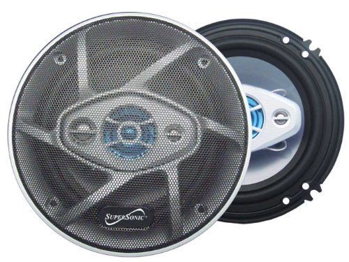 New 800 Watt Pair of 6.5" Inch 4-Way Coaxial 800W Car Audio Stereo Speakers