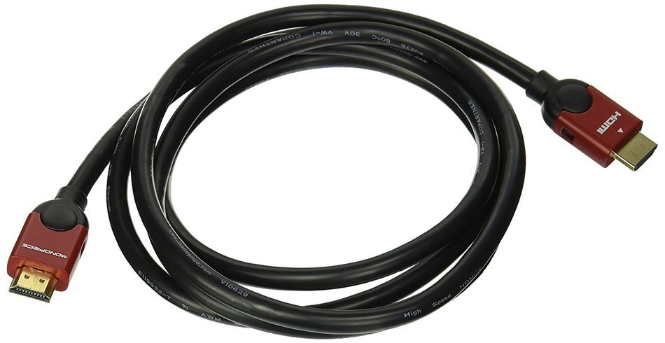 Monoprice Select Metallic Series High Speed HDMI Cable with Ethernet, 6ft N3