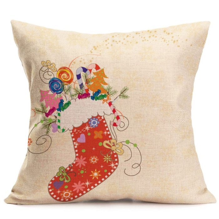 Pillow Cover,Haoricu Vintage Christmas Cartoon Smowman Penguin Sofa Bed Home Decoration Festival Pillow Case Cushion... N39