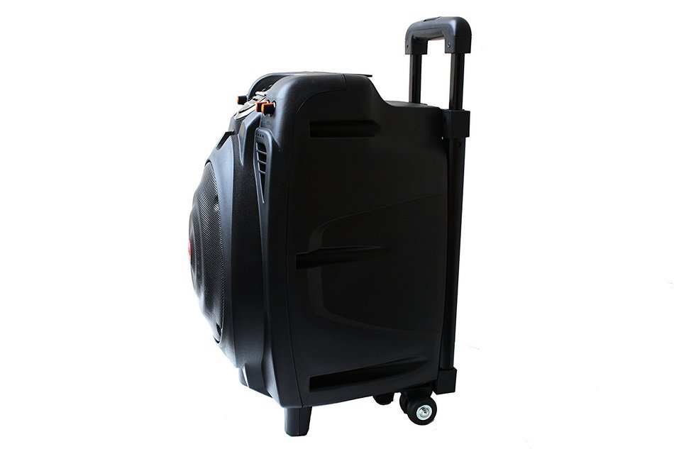 EMB PKX10BT 50W 10" Portable Professional Rechargeable BOOM Box Speaker BLACK