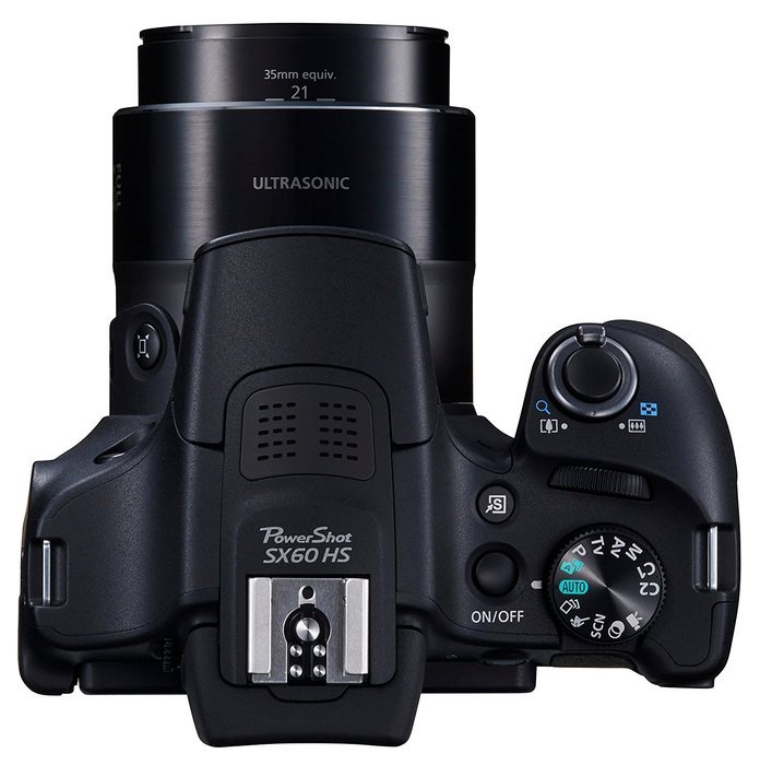 Canon PowerShot SX60 HS Digital Camera - Wi-Fi Enabled - International Version (No Warranty)