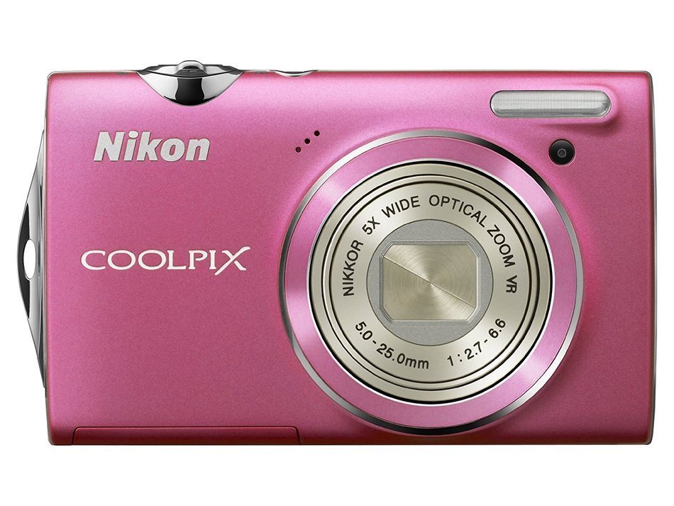 Nikon Digital Camera COOLPIX S5100 Pink S5100PK 12.20MPS x5 Optical zoom Wide range 28mm 2.7 inch