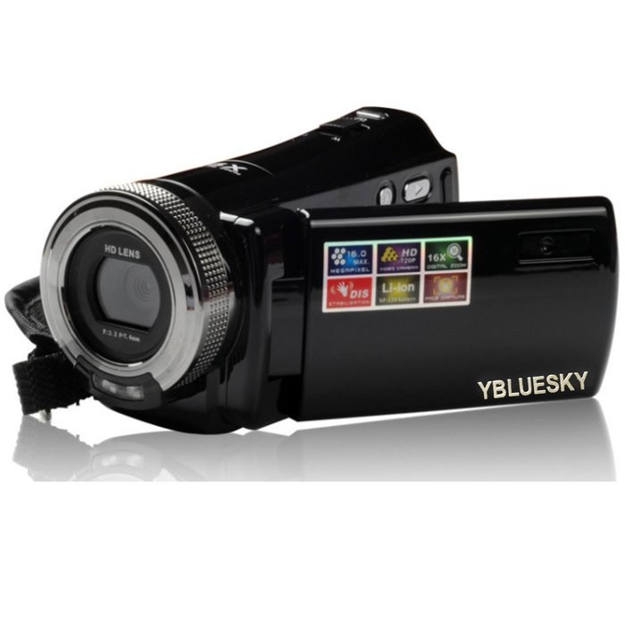 Y-blue Sky HDMI 720p 2.7 Inch TFT LCD Rotation Digital Video Camcorder Max 16.0 Mega Pixels 16X Zoom Camera DV...