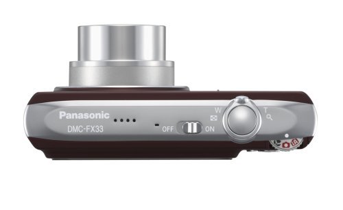 Panasonic Lumix DMC-FX33K 8.1MP Digital Camera with 3.6x Wide Angle MEGA Optical Image Stabilized Zoom (Black) N5