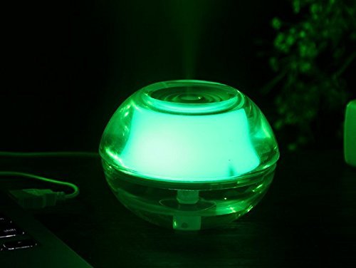 Crystal Mini USB Humidifier LED Light Ultrasonic Diffuser Aromatherapy Air Purifier (Pink) N10
