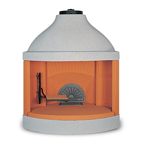 Masonry Wood Burning Fireplace "Tondo 105" N2