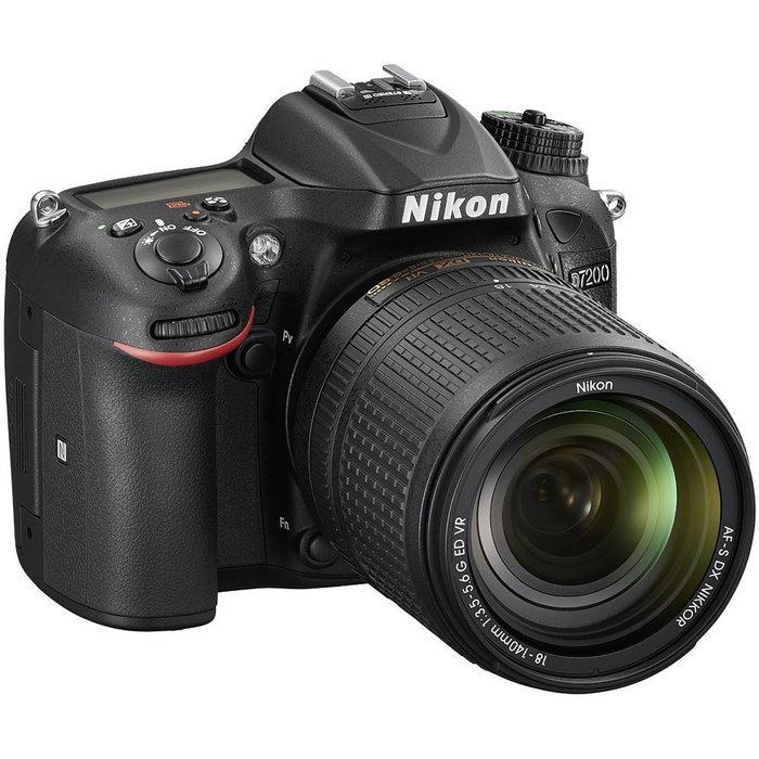 Nikon D7200 DX-format DSLR Body (Black) N8