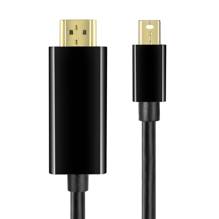TNP Mini DisplayPort to HDMI Adapter Cable (15FT) - 4K 4Kx2K 2160P Ultra HD UHD (Thunderbolt 2 Compatible) mDP... N2