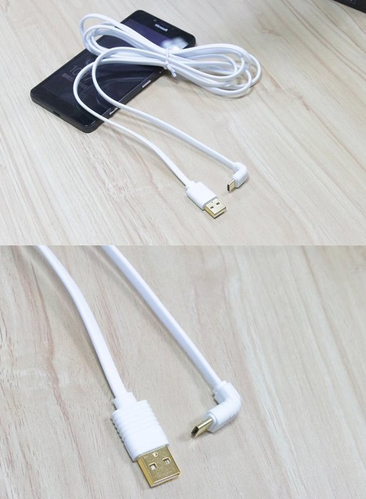 Owoda USB 3.1 Type-c to USB High Speed Charging Cable 90 Degree Reversible Cable for Nexus 6P and all Type-C Supported...